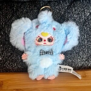 ELEPHANT - Baby Three Mini Animal World "Dodo" Blue Elephant Plush Blind Box